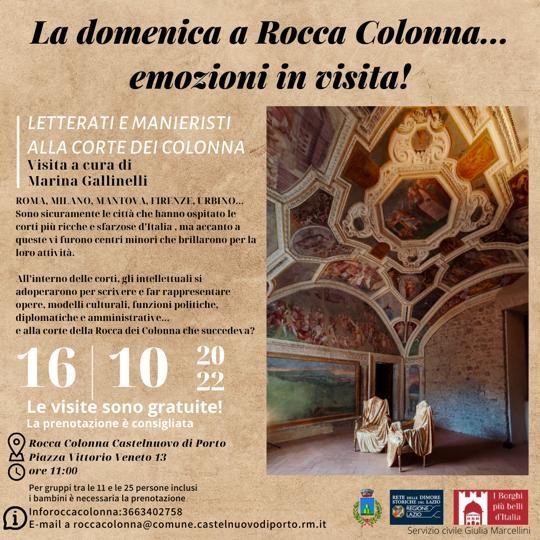 LETTERATI E MANIERISTI ALLA CORTE DEI COLONNA